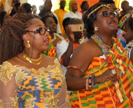 Ghanians worship at Mount Zions Mission Inc in Barbados