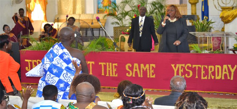 Kenyans visot Mount Zion's Missions Inc Barbados Foursquare Church in 2017