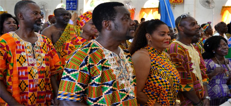 Ghanians visot Mount Zion's Missions Inc Barbados Foursquare Church in 2017