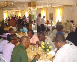 Mount Zion's Mission Foursquare Barbados Church weddings in the Great Hall