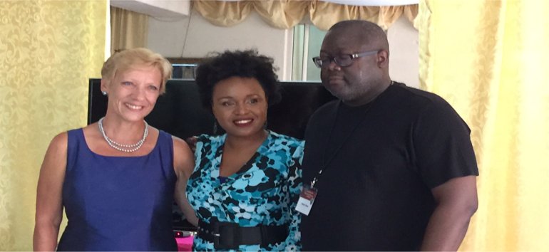 John Maxwell seminar with Marie-Lucie Spoke Diana Kenoly and Patrick Tannis hosted by Mount Zion's Missions Inc Barbados Foursquare Church