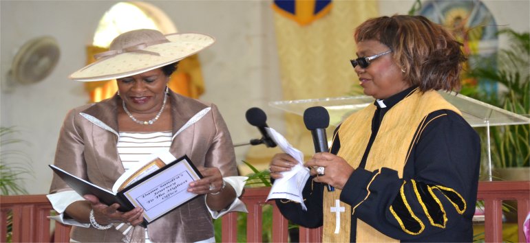 Governor General of Barbados visits Mount Zions Mission hosted by Apostle Dr Lucille Baird