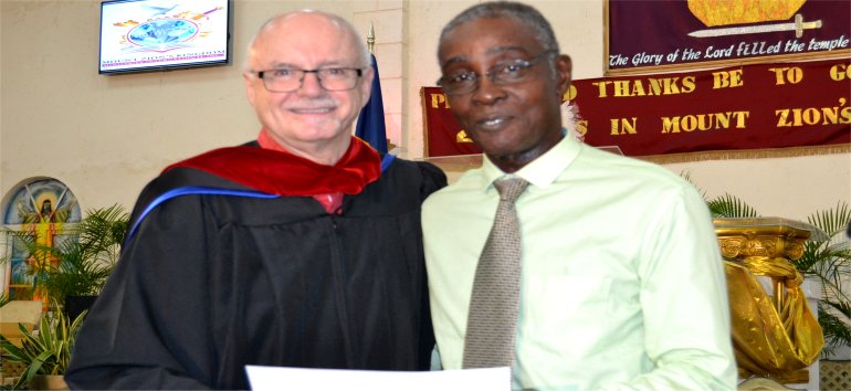 Mount Zion's Missions Inc Barbados Foursquare Church Deacons Graduation from Bible Institute