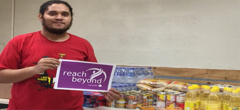 Reach Beyond donated food hampers as part of our Dominica Evangelism Outreach