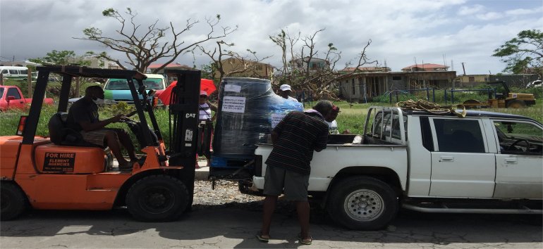 United Caribbean Trust working with Urtheroot bringing disaster relief for Dominica