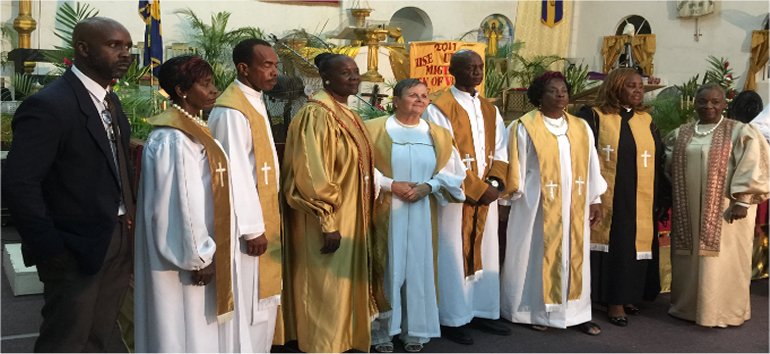 Mount Zion's Missions Inc Barbados Foursquare Church founded by Apostle Lucille Baird ordination