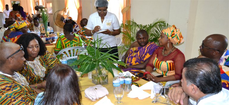 Ghanians visit Mount Zion's Missions Inc Barbados Foursquare Church in 2017