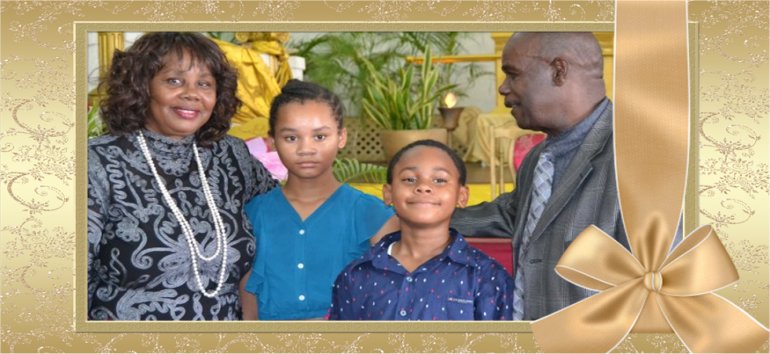 Apostle Lucille Baird celebrates her Birthday with her family at Mount Zion's Missions Inc Barbados Foursquare Church