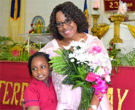 Dr. Angela Smith Principal of Gordon Greenidge School honoured at MZM