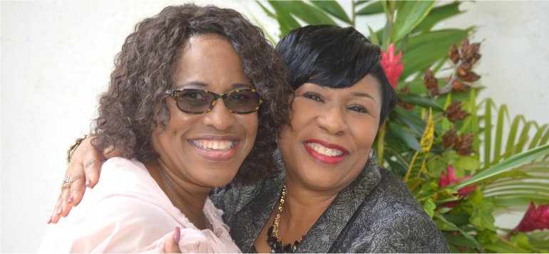 Apostle Lucille Baird and Mount Zion's Missions Inc Barbados Foursquare Church honours Dr. Angela Smith Prinicpal of Gorden Greenidge School