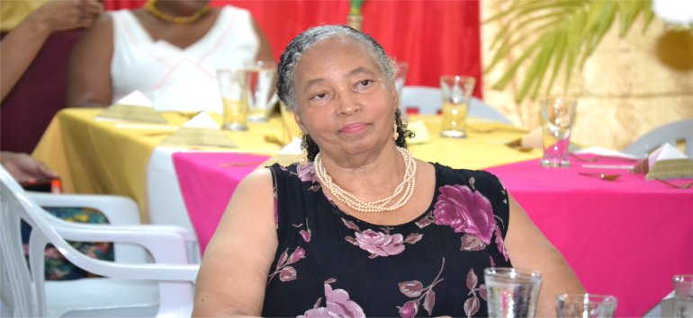 Faith Marshall-Harris the patron to the Special Dinner