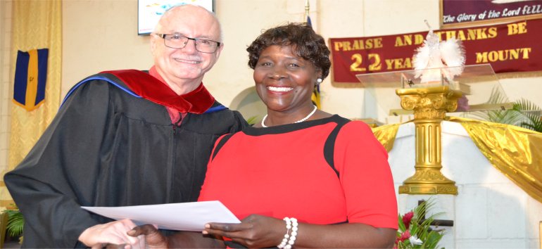 Mount Zion's Missions Inc Barbados Foursquare Church founded by Apostle Lucille Baird launches the Mount Zion Training Institute