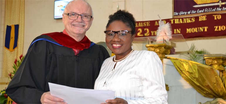 Mount Zion's Missions Inc Barbados Foursquare Church founded by Apostle Lucille Baird launches the Mount Zion Training Institute