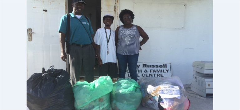 The HUB People Helping People partners with United Caribbean Trust to transport hurricane relief supplies to the Bahamas