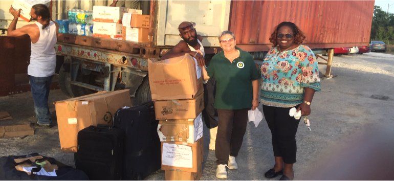 Caribbean Centre of Excellence for Sustainable Livelihoods partners with United Caribbean Trust to transport hurricane relief supplies to the Bahamas