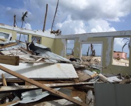 Hurricane Dorian impacts the Bahamas