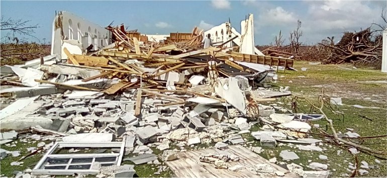 United Caribbean Trust distributing Sawyer PointOne Water Filtration Systems in Bahanas following hurricane Dorian