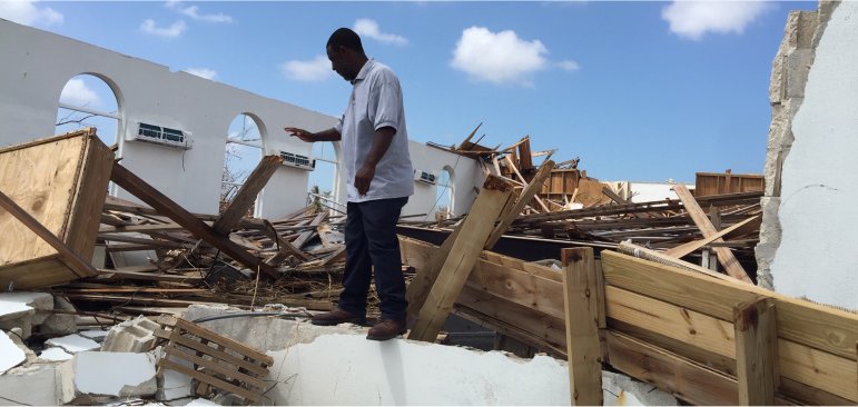 United Caribbean Trust distributing Sawyer PointOne Water Filtration Systems in Bahanas following hurricane Dorian