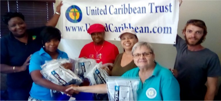 United Caribbean Trust distributing Sawyer PointOne Community Filtration Systems to Bahamas Community Watch following hurricane Dorian