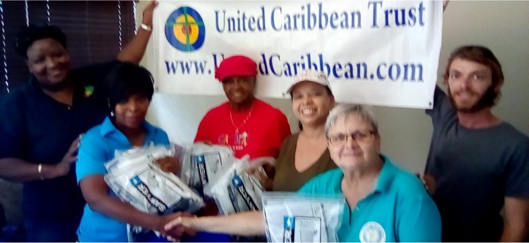 United Caribbean Trust distributing Sawyer PointOne Community Filtration Systems to Bahamas Community Watch following hurricane Dorian