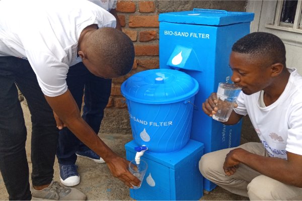 United Caribbean Trust a Drop of Hope BioSand Water Filter project introducing Grow and Go childrens curriculum into schools 