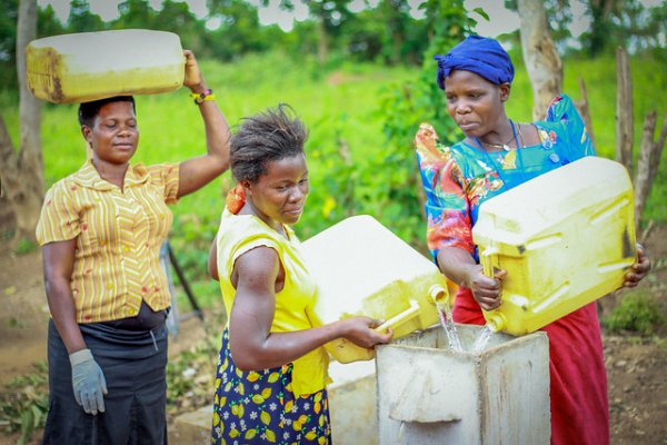 United Caribbean Trust a Drop of Hope BioSand Water Filter Uganda project introducing Grow and Go childrens curriculum into schools 