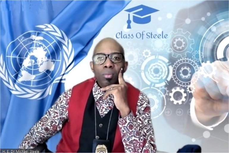 Class of Steele International Consulting Cabinet UN Global Peace Ambassadors unite to support sustainable African agriculture child care educational UN initiatives