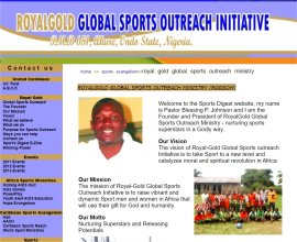 RoyalGold Global Sports outreach Initiative