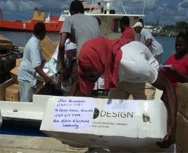 Relief supplies shipped to Tina Alexander