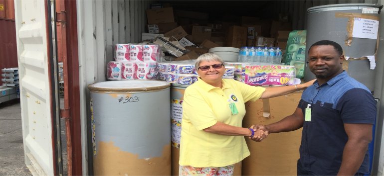 United Caribbean Trust partnering with The Living Room send a container to Antigus