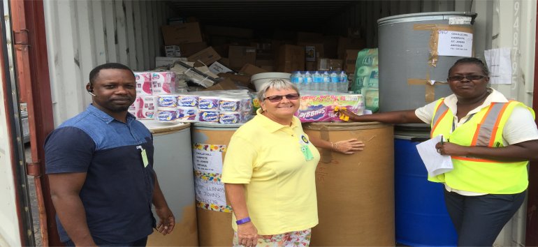 United Caribbean Trust partnering with The Living Room send a container to Antigus