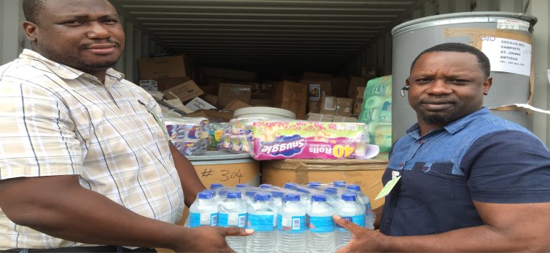 United Caribbean Trust partnering with The Living Room send a container to Antigus