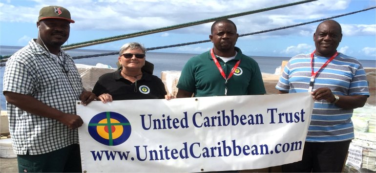 United Caribbean Trust partnering with The Living Room distributing Sawyer PointOne Water Filtration Systems in Dominica following hurricane Maria