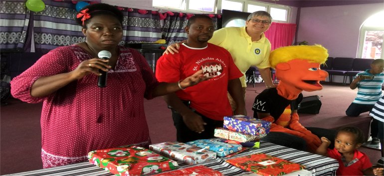 United Caribbean Trust partnering with The Living Room distributing Sawyer PointOne Water Filtration Systems in Dominica following hurricane Maria