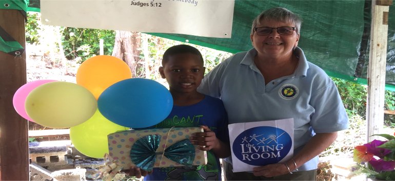 Love Gifts for the children of Dominica packed by Barbadian children 