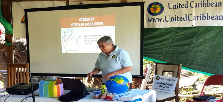 Dominica Childrens Evangelism Outreach God solved the problem by sending His Son Jesus