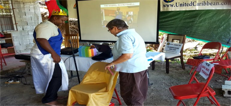 Dominica Childrens Evangelism Outreach God solved the problem by sending His Son Jesus