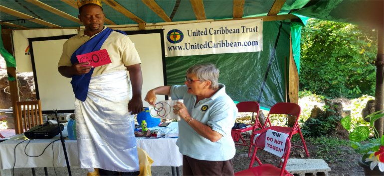 Dominica Childrens Evangelism Outreach God solved the problem by sending His Son Jesus