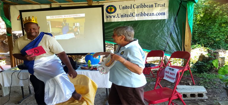 Dominica Childrens Evangelism Outreach God solved the problem by sending His Son Jesus