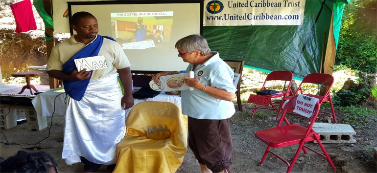 Dominica Childrens Evangelism Outreach God solved the problem by sending His Son Jesus