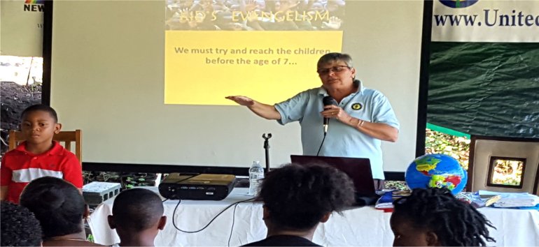 Dominica Childrens Evangelism Outreach Workshop sponsored by United Caribbean Trust