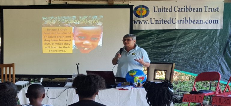 Dominica Childrens Evangelism Outreach Workshop sponsored by United Caribbean Trust