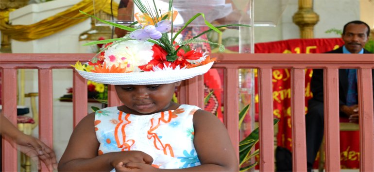 Mount Zion's Missions Inc Barbados Foursquare Church founded by Apostle Lucille Baird hosts Easter Bonnet parade 2016