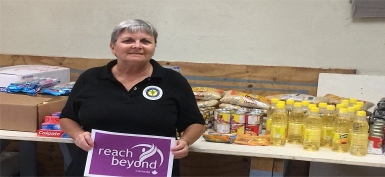 Reach Beyond donated food hampers as part of our Dominica Evangelism Outreach