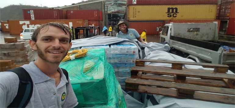 United Caribbean Trust partnering with The Living Room distributing Sawyer PointOne Water Filtration Systems in Dominica following hurricane Maria