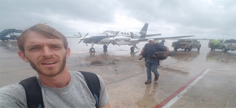 Eliot Scarpetti joins UCT Mission trip assisted by Rescue Global working with the United Caribbean Trust partnering with The Living Room to get Medical supplies and Sawyer PointOne Water Filtration Systems in Dominica following hurricane Maria