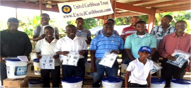 CIBC First Caribbean supports United Caribbean Trust in purchasing Sawyer PointOne Water Filtration Systems in Haiti following hurricane Matthew