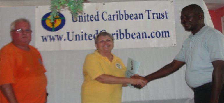 CIBC First Caribbean supports United Caribbean Trust in purchasing Sawyer PointOne Water Filtration Systems in Haiti following hurricane Matthew