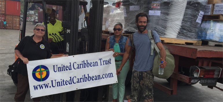 United Caribbean Trust working with Urtheroot bringing disaster relief for Dominica
