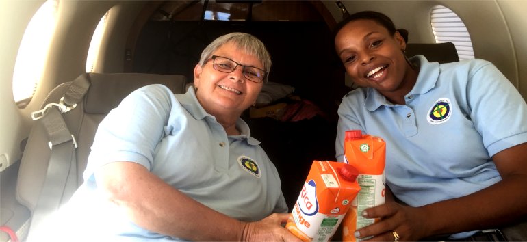 Rescue Global working with the United Caribbean Trust partnering with The Living Room to get Medical supplies and Sawyer PointOne Water Filtration Systems in Dominica following hurricane Maria